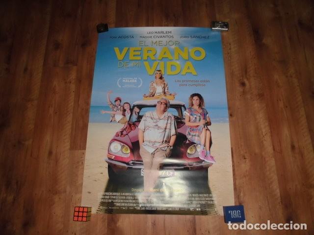 Cine: EL MEJOR VERANO DE MI VIDA - POSTER O CARTEL ORIGINAL DE LA PELICULA.