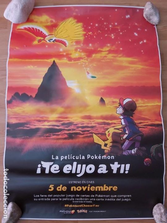 Cinema: Pokemon! Te elijo a ti - aprox 70x100 Cartel ORIGINAL cine (L74)