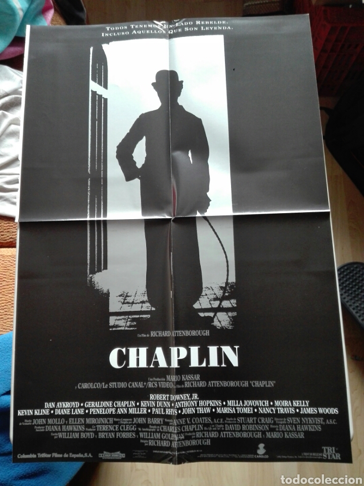 Cine: CARTEL PELICULA CHAPLIN - Foto 1