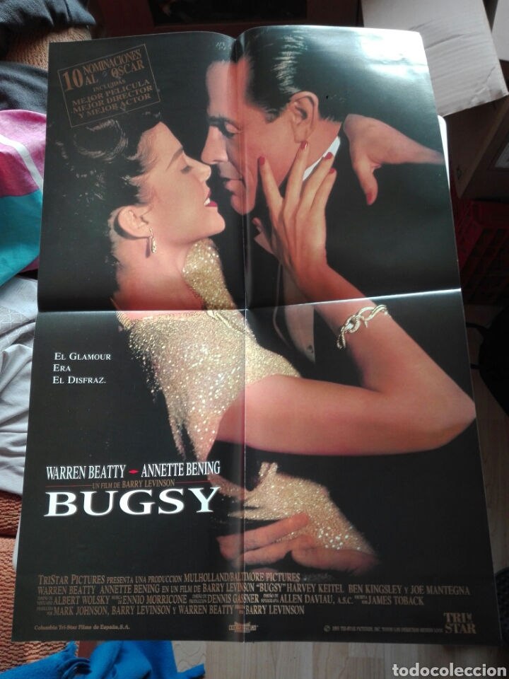 Cine: CARTEL PELICULA BUGSY - Foto 1