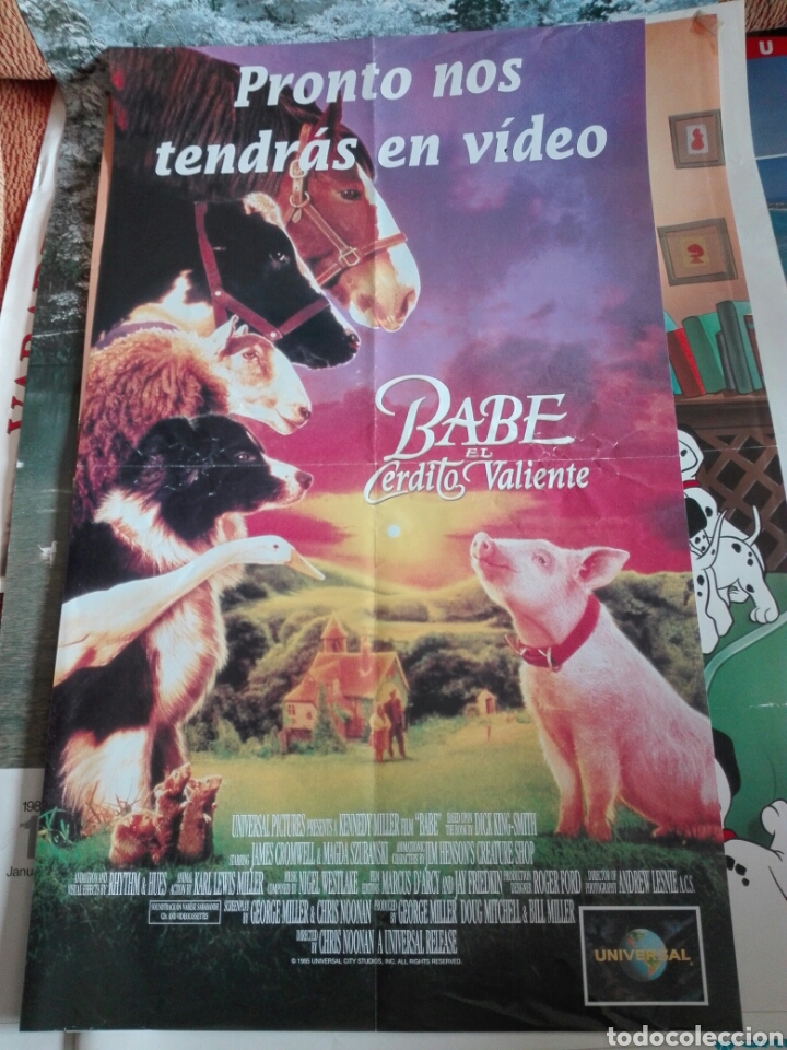 Cin&eacute;ma: CARTEL PELICULA BABE EL CERDITO VALIENTE