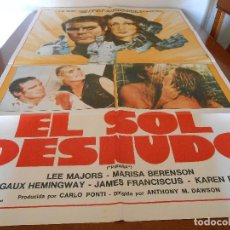 Cine: - EL SOL DESNUDO - LEE MAJORS MARISA BERENSON. ORIGINAL ARGENTINO