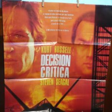 Cine: DECISIÓN CRÍTICA PÓSTER ORIGINAL 98X68CM (1996) KURT RUSSELL, STEVEN SEAGAL. Lote 201926452