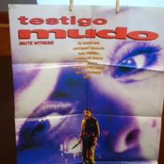 Cine: TESTIGO MUDO PÓSTER ORIGINAL 98X68CM (1995) . Lote 202022306