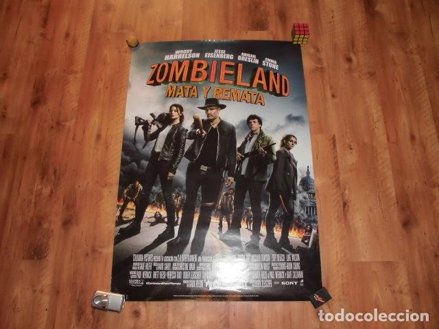 Cine: ZOMBIELAND. MATA Y REMATA. POSTER O CARTEL ORIGINAL PELICULA.