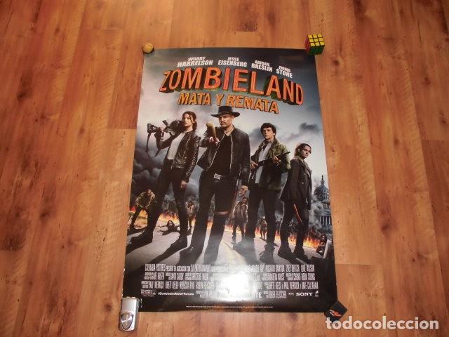 Cine: ZOMBIELAND. MATA Y REMATA. POSTER O CARTEL ORIGINAL PELICULA.
