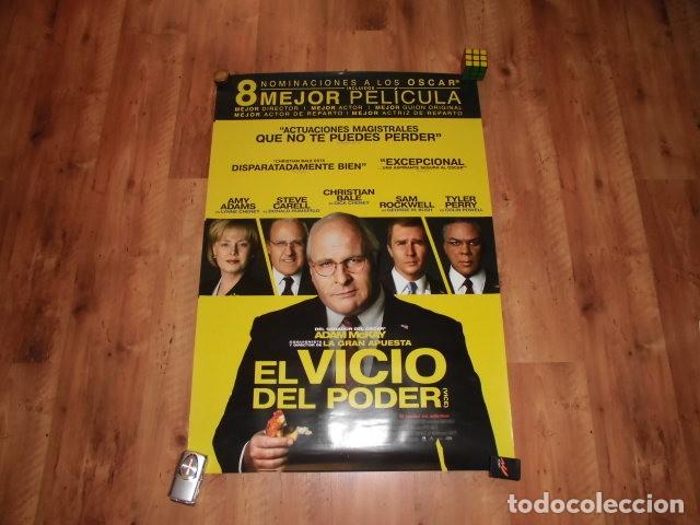 Cine: EL VICIO DEL PODER. POSTER O CARTEL ORIGINAL PELICULA. - Foto 1