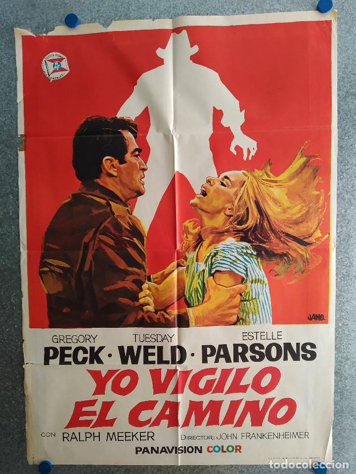 Cine: Yo vigilo el camino.Gregory Peck, Tuesday Weld. A&Ntilde;O 1971. POSTER ORIGINAL