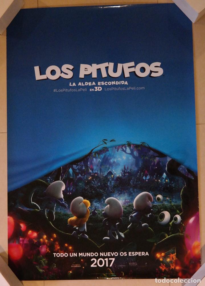 Cinema: Poster cine de Los Pitufos: La Aldea Escondida