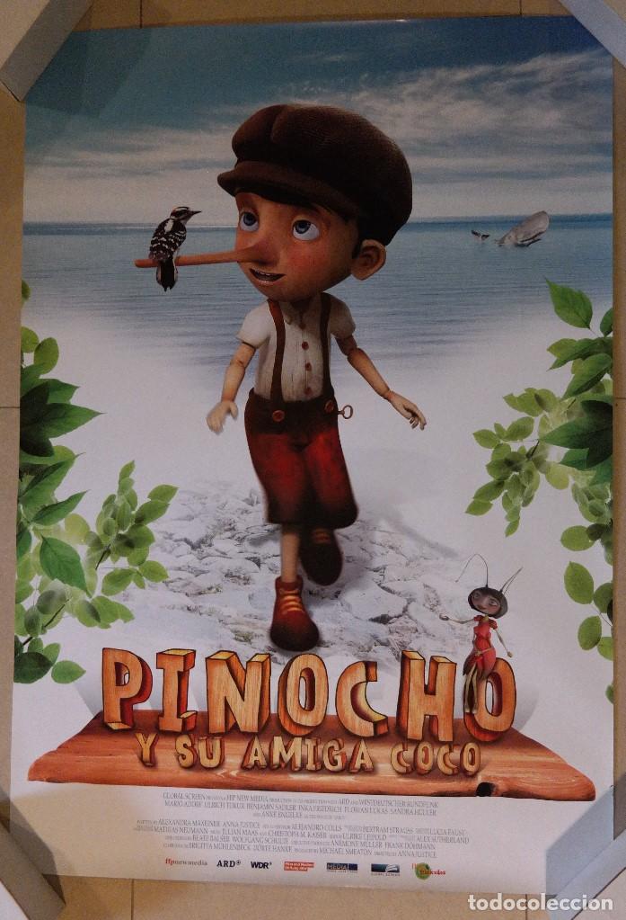 Cinema: Poster cine de Pinocho y su amiga Coco
