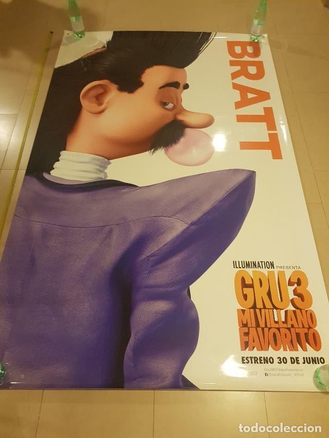 Cinema: Poster lona GRU 3 - Bratt - Cine original