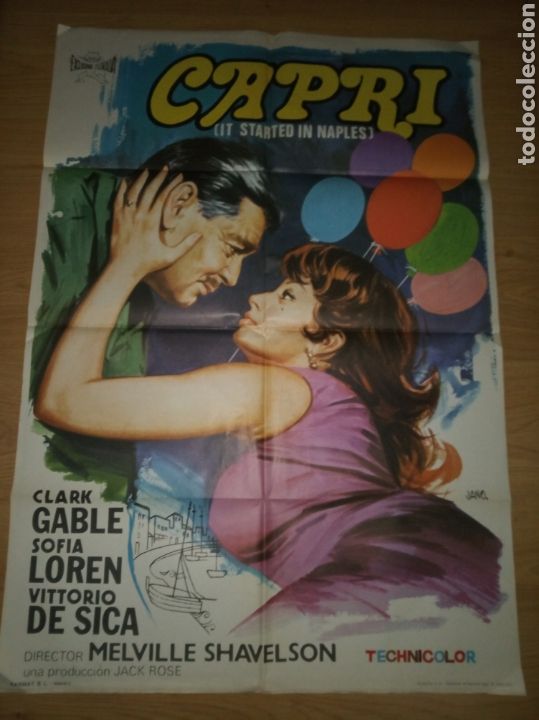 Cine: Capri (Clark Gable y Sof&iacute;a Loren)