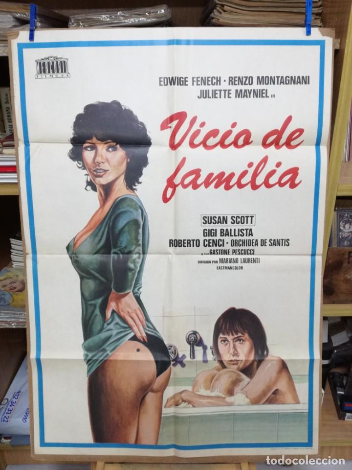 Cinema: VICIO DE FAMILIA .VICIO DE FAMILIA EDWIGE FENECH POSTER ORIGINAL 70X100cm