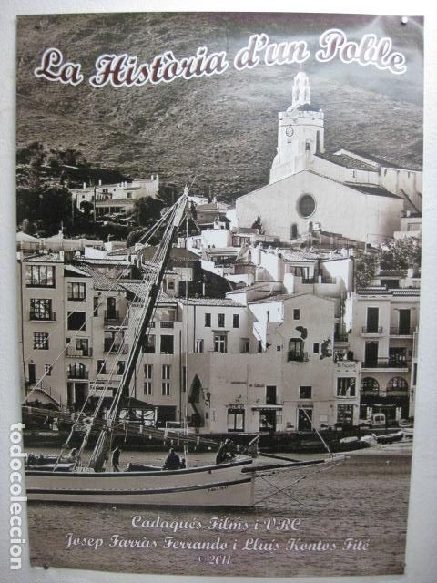 Cinema: la historia d'un poble cadaques - poster cartel original catalan - documental josep farras