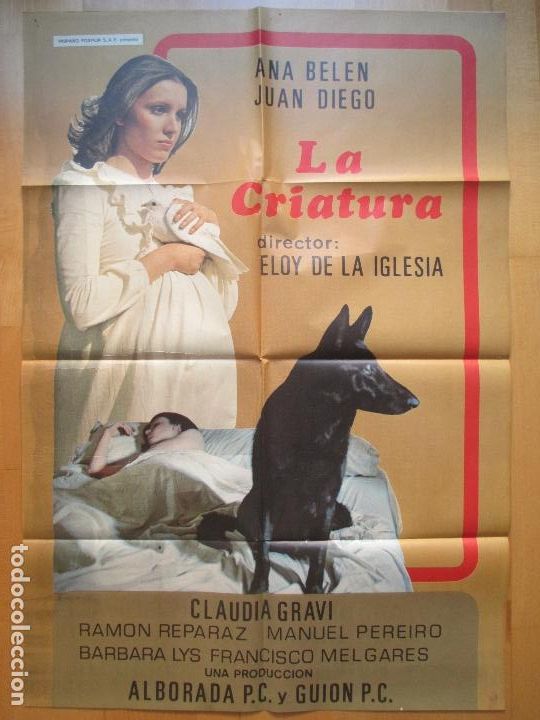 Cinema: CARTEL CINE, LA CRIATURA, ANA BELEN, JUAN DIEGO, , C457