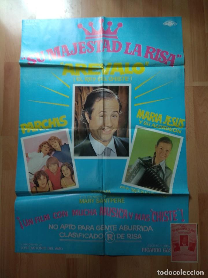 Cine: POS-1-POSTER Y PROGRAMA LOCAL DE LA PELICULA-- SU MAJESTAD LA RISA - Foto 1
