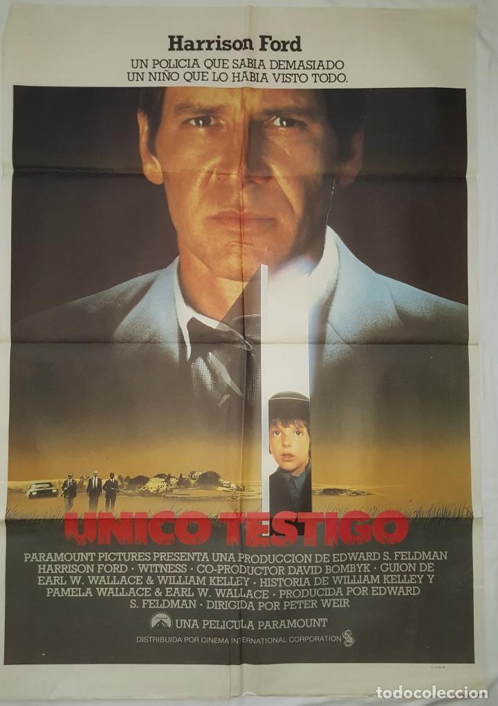 Cine: P&Oacute;STER ORIGINAL &Uacute;NICO TESTIGO - Foto 1
