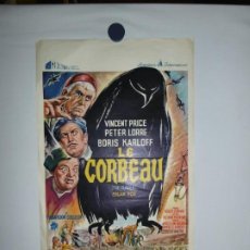 Cine: LE CORBEAU - 55 X 36 - 1963. Lote 208214275