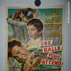 Cine: UNE BALLE VOUS ATTEND - 1954 - 55 X 35