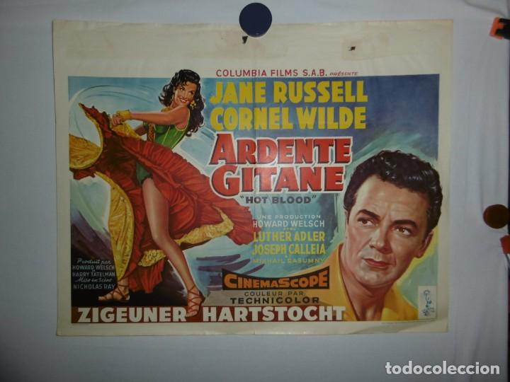 Cine: ARDENTE GITANE - 1955 - 50 x 35