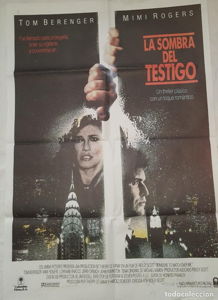 Cine: P&Oacute;STER ORIGINAL LA SOMBRA DEL TESTIGO - Foto 1
