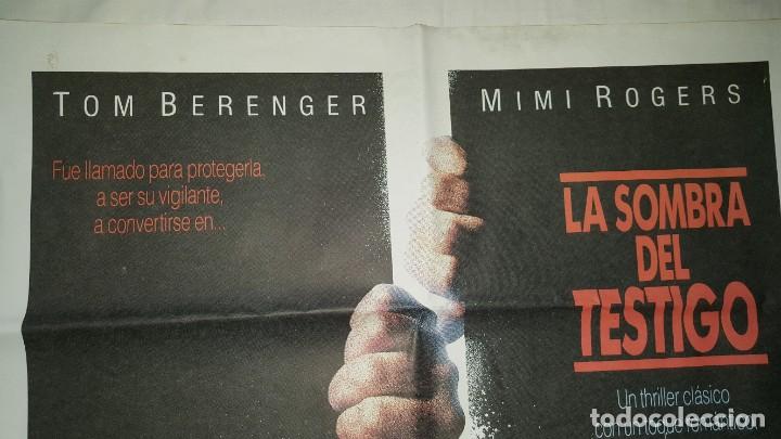 Cine: P&Oacute;STER ORIGINAL LA SOMBRA DEL TESTIGO - Foto 3