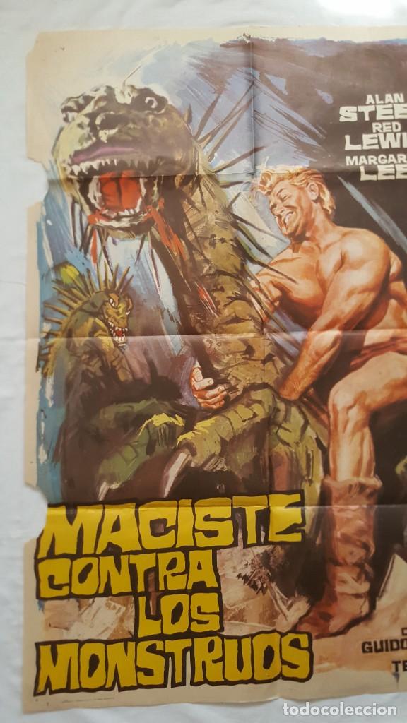 Cine: P&Oacute;STER ORIGINAL MACISTE CONTRA LOS MONSTRUOS - Foto 3