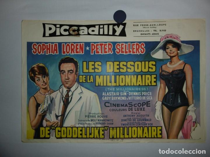 Cine: LES DESSOUS DE LA MILLIONAIRE - 1960 - 56 x 36