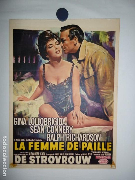 Cine: LA FEMME DE PAILLE - 1964 - 56 x 36