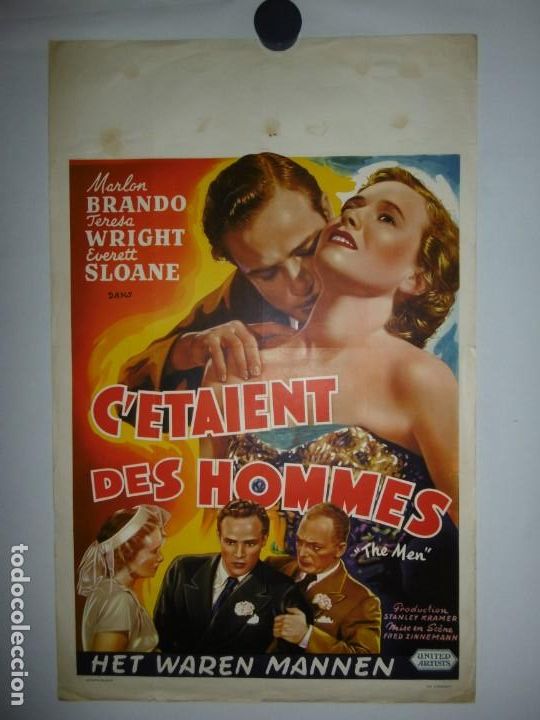 Cine: C'ETAIENT DES HOMMES (HOMBRES) - 1950 - 56 x 36