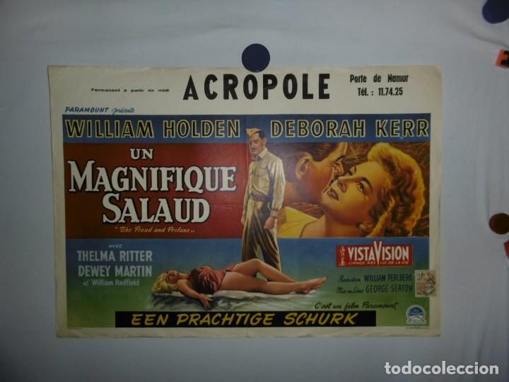 Cin&eacute;ma: MAGNIFIQUE SALAUD (LOS H&Eacute;ROES TAMBI&Eacute;N LLORAN) - 1956 - 56 x 36