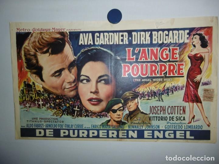 Cin&eacute;ma: LANGE POURPRE (EL &Aacute;NGEL VEST&Iacute;A DE ROJO) - 1960 - 56 x 36
