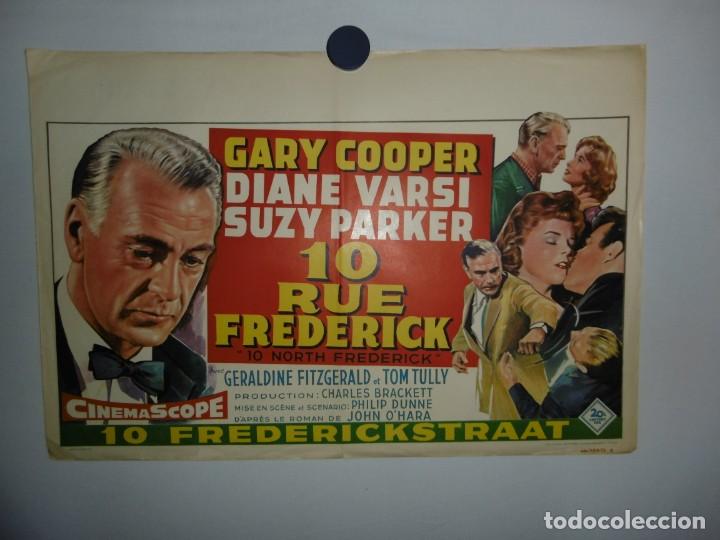 Cin&eacute;ma: 10 RUE FREDERICK - 1958 - 56 x 36