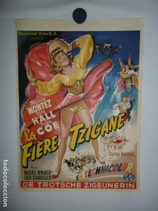 Cin&eacute;ma: LA FIERE TZIGANE (ALMA GITANA) - 1944 - 52 x 36
