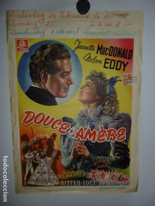 Cine: DOUCE AM&Eacute;RE - 1940 - 56 x 36 - Foto 1