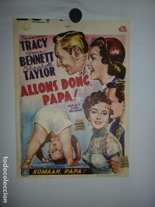 Cin&eacute;ma: ALLONS DONC, PAPA (EL PADRE ES ABUELO) - 1951 - 54 x 36