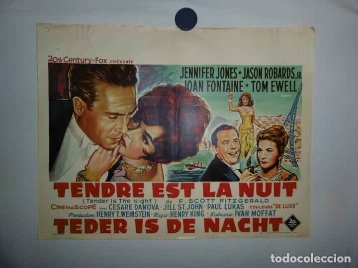 Cin&eacute;ma: TENDRE EST LA NUIT - 1962 - 48 x 36