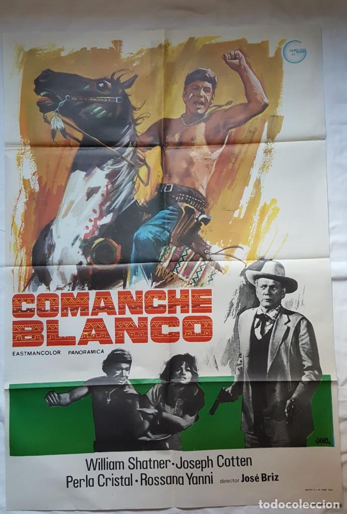 Cine: P&Oacute;STER ORIGINAL COMANCHE BLANCO (1979) - Foto 1