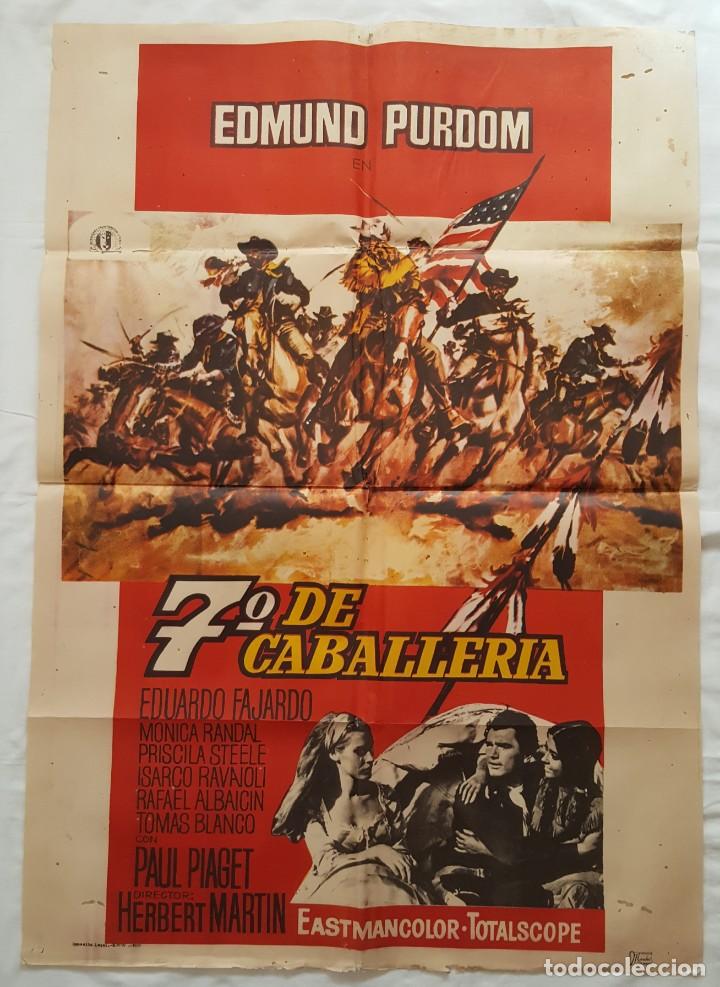 Cine: P&Oacute;STER ORIGINAL 7&deg; DE CABALLER&Iacute;A - Foto 1