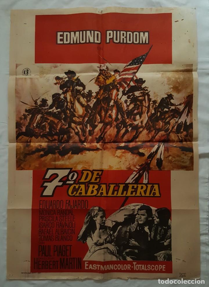 Cine: P&Oacute;STER ORIGINAL 7&deg; DE CABALLER&Iacute;A - Foto 2