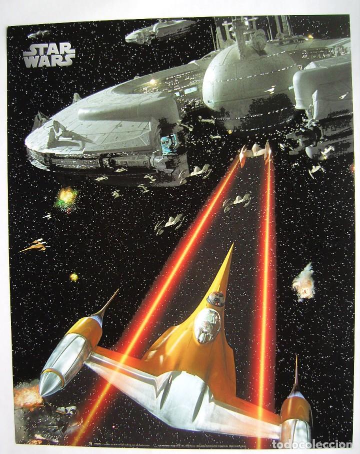 Cine: STAR WARS. MINI-POSTER INGL&Eacute;S 40 X 50 cms. - Foto 1