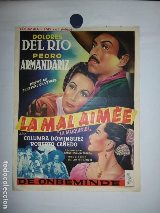 Cine: LA MAL AIMEE (LA MALQUERIDA) - 1949 - 56 x 37