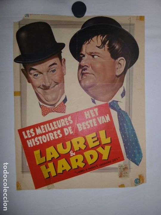 Cine: LES MILLORES HISTOIRES DE LAUREL & HARDY - 1966 - 50 x 37