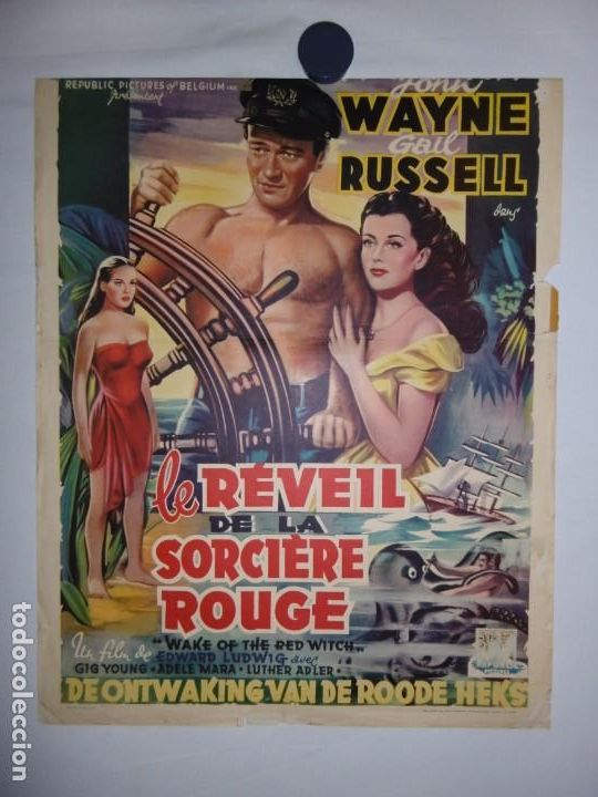 Cine: LE REVEIL DE LA SORCIERE ROUGE (EL BRUJA ROJA) - 1948 - 56 x 37