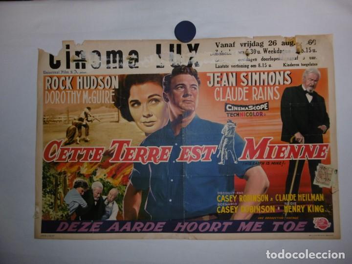 Cine: CETTE TERRE EST MENNE - 1959 - 56 x 37