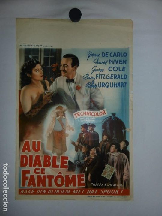 Cine: AU DIABLE CE FANTOME (HAPPY EVER AFTER) - 1954 - 56 x 37