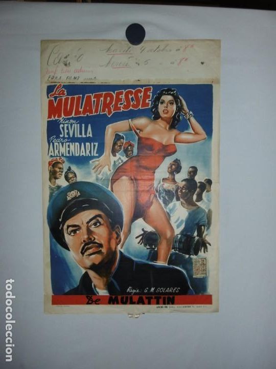 Cine: LA MULATRESSE (LA MULATA) - 1956 - 56 x 37