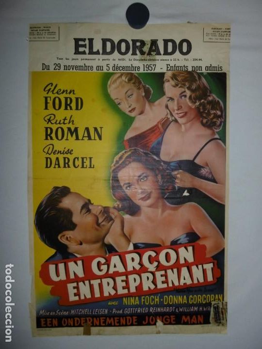 Cine: UN GAR&Ccedil;ON ENTREPRENANT (YOUNG MAN WITH IDEAS) - 1952 - 52 x 37