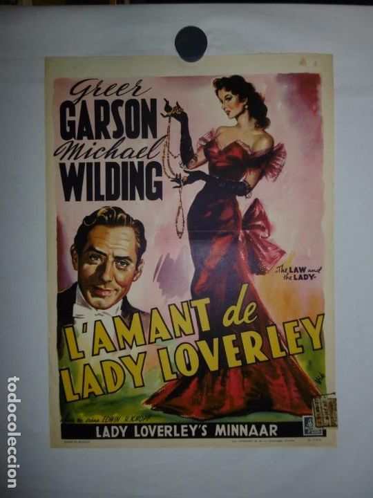 Cine: L'AMANT DE LADY LOVERLEY (LA ENIGM&Aacute;TICA SE&Ntilde;ORA LOVEREY) - 1957 - 52 x 37