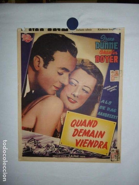 Cine: QUAND DEMAIN VENDRA (WHEN TOMORROW COMES) - 1939 - 52 x 37